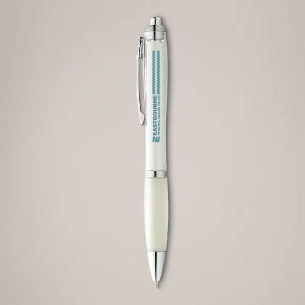 Full Colour Nash Ballpoint Pen - Example - White